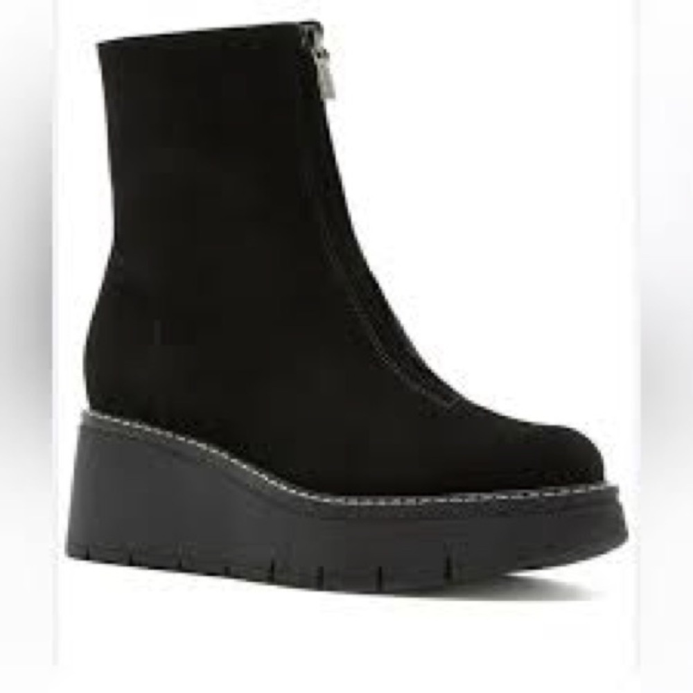 La CANDIENNE Suede Platform Ankle‎ Boots Size 10M